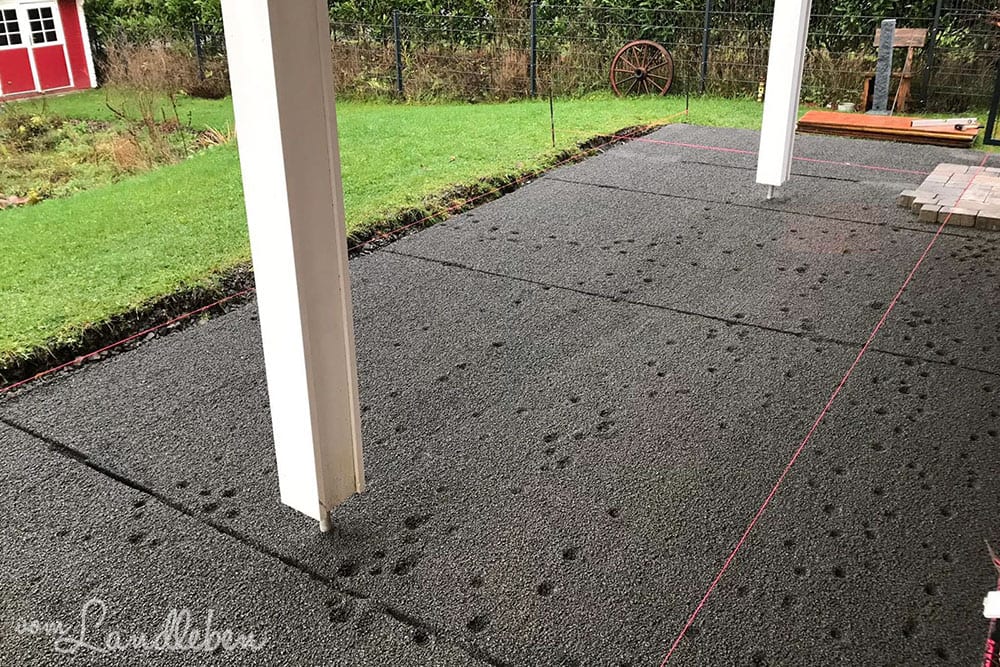 Terrasse pflastern - Split