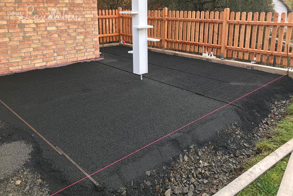 Terrasse pflastern - Split