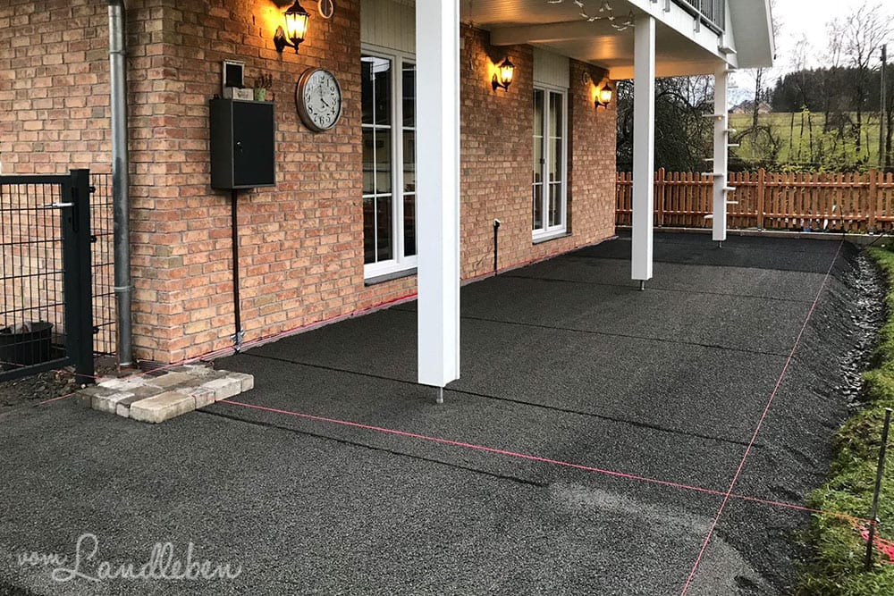 Terrasse pflastern - Split