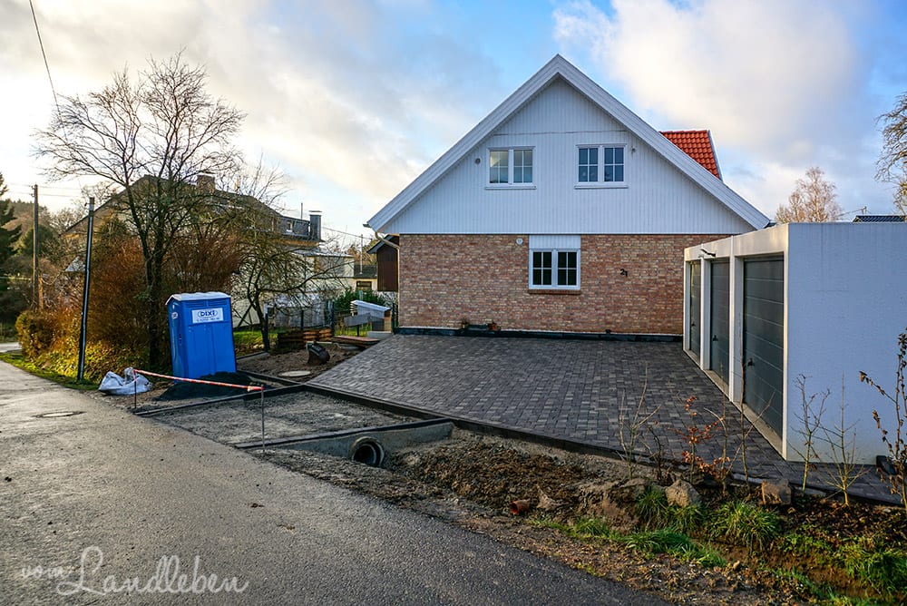 Pflastern: unsere Brücke entsteht