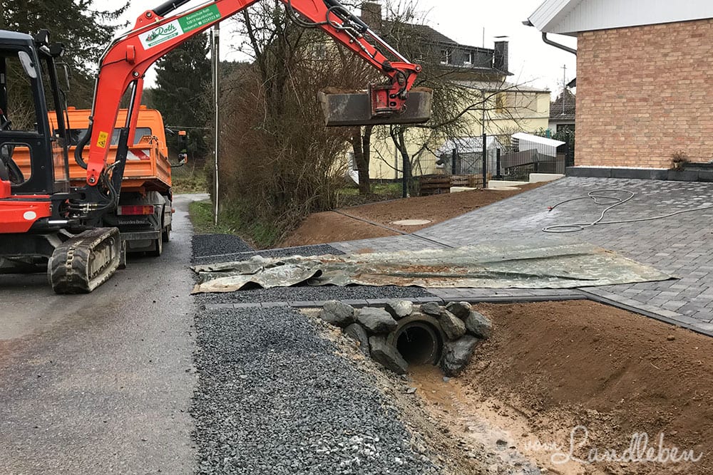 Pflastern: unsere Brücke