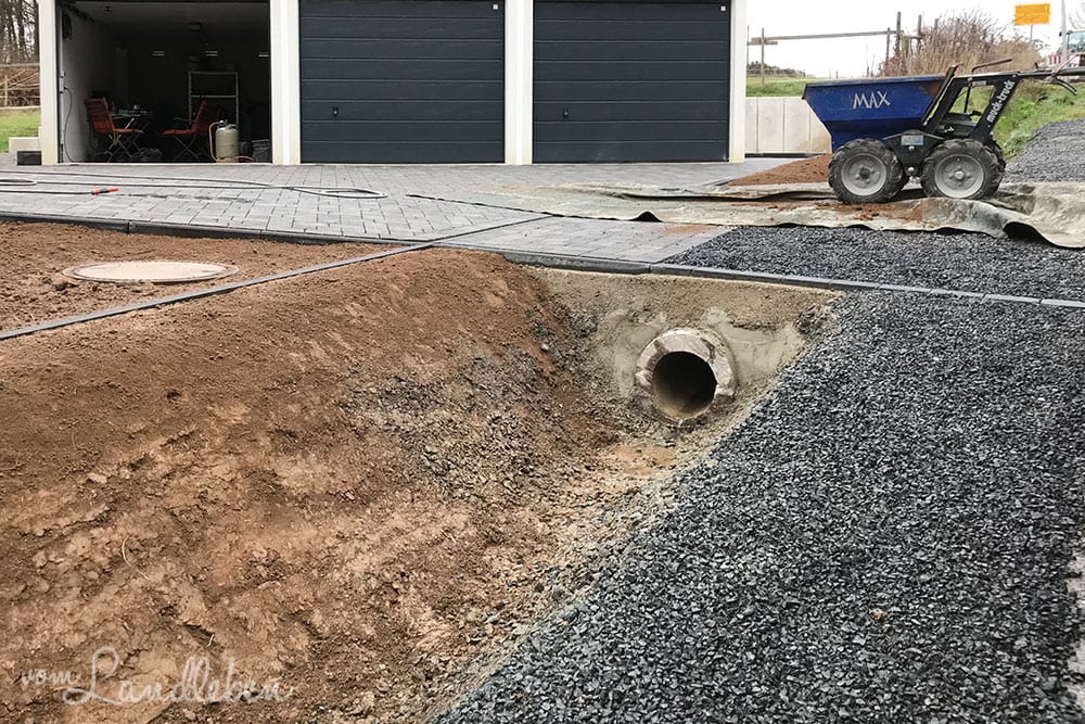 Pflastern: unsere Brücke