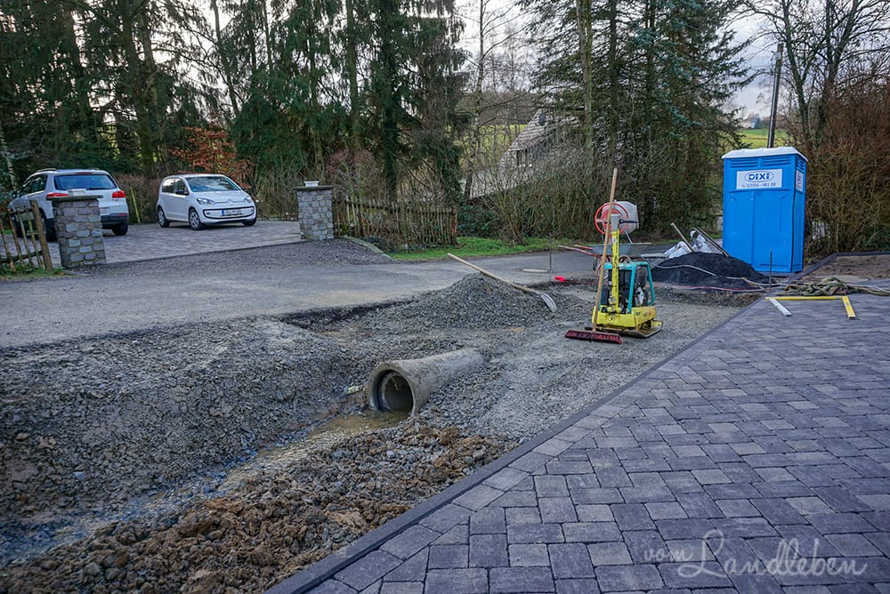 Pflastern: unsere Brücke