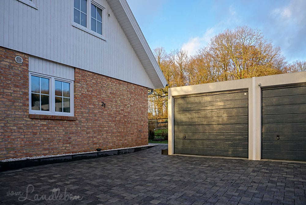 Pflastern auf dem Hof