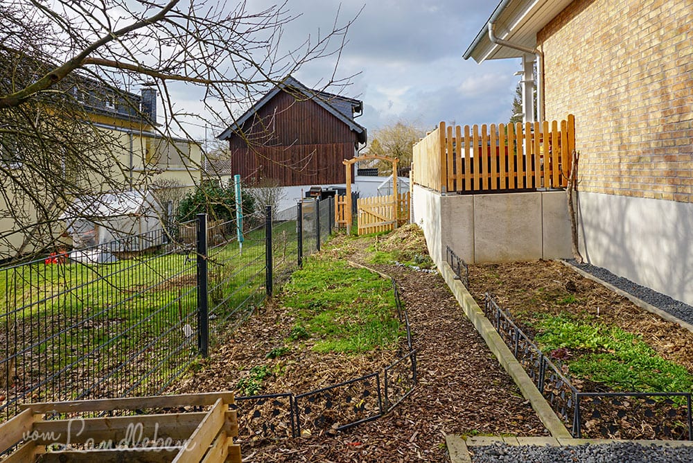 Gemüsegarten im Februar 2019