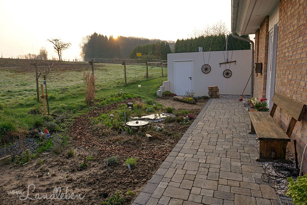 Mittelgarten im März 2019