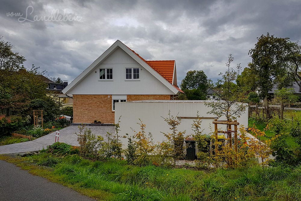 Unser Danhaus und Vorgarten im September 2019