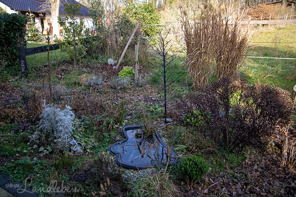 Mittelgarten im Januar 2020