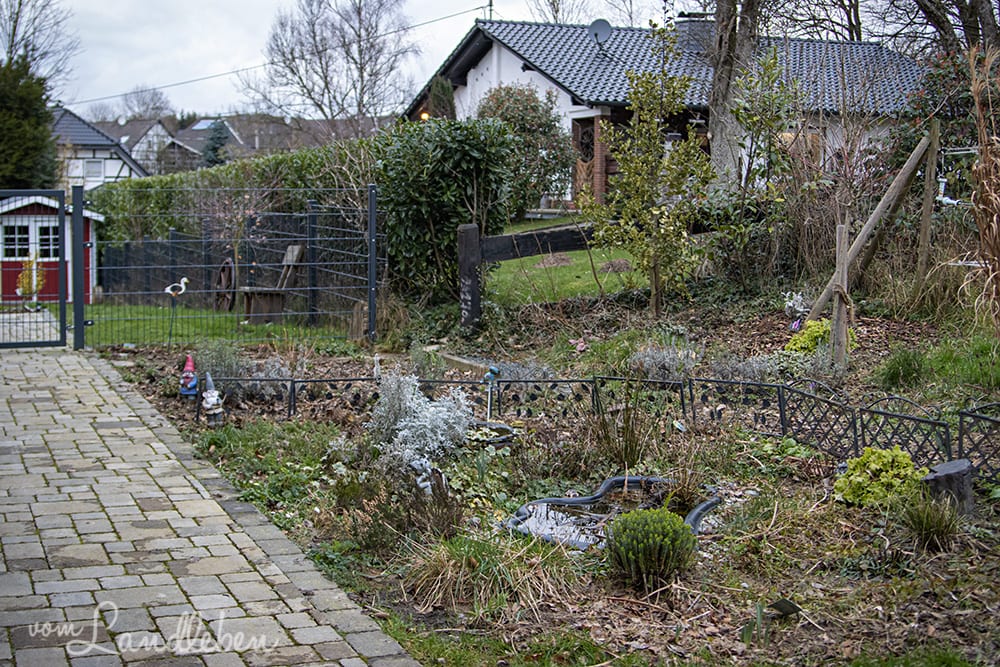 Mittelgarten im Februar 2020