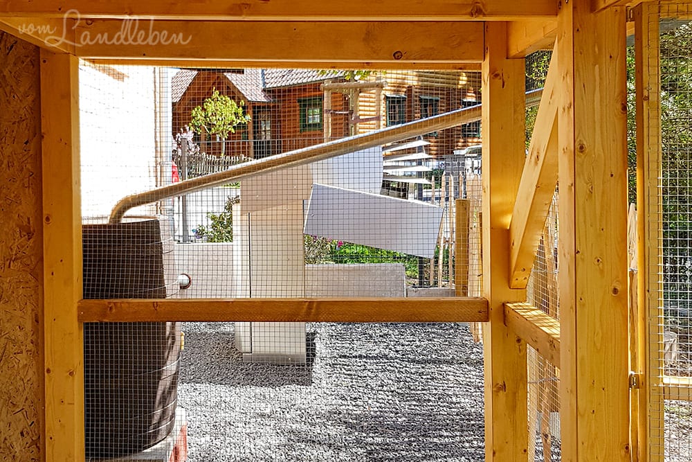 Voliere für die Hühner