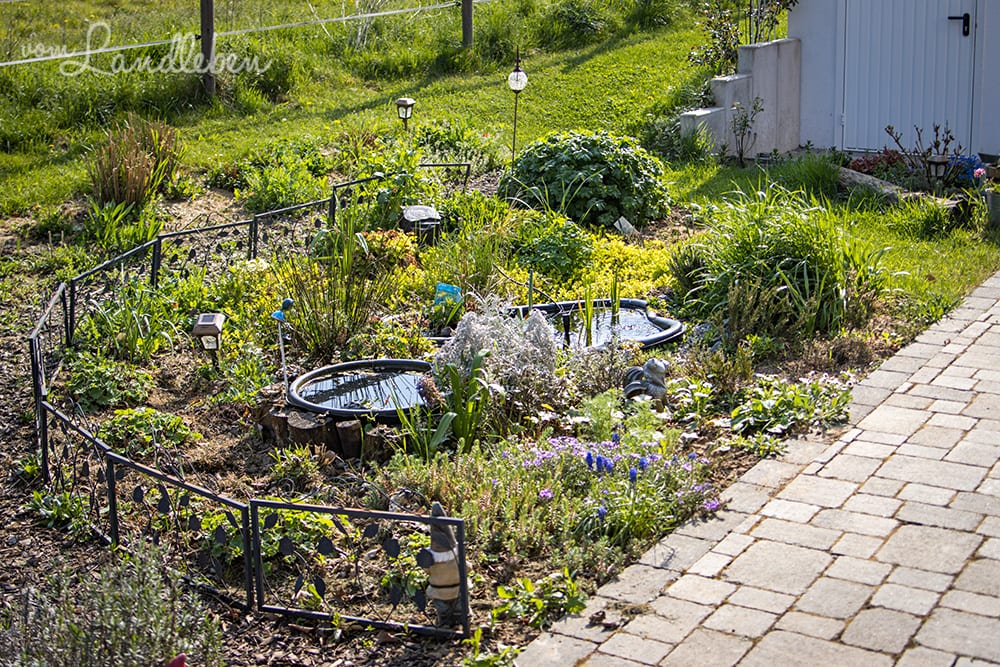 Mittelgarten im April 2020