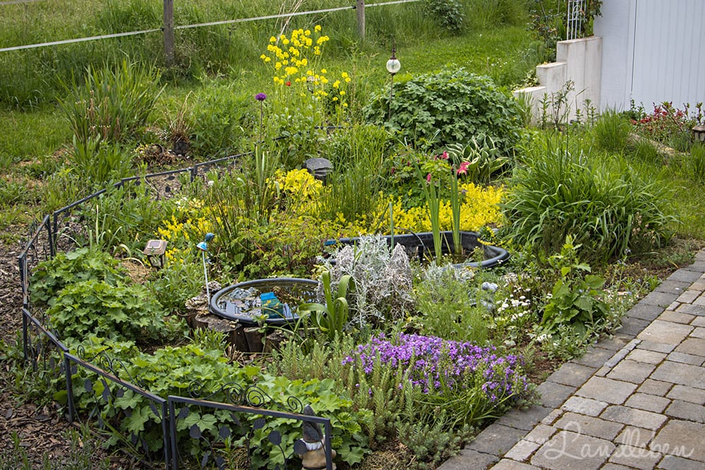 Mittelgarten im Mai 2020