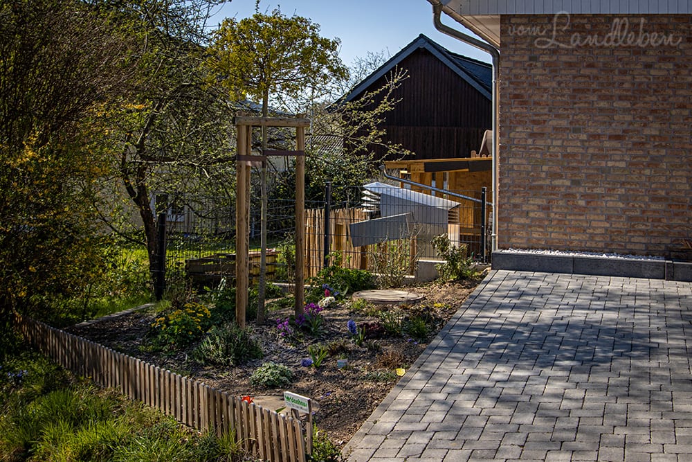 Vorgarten im April 2020