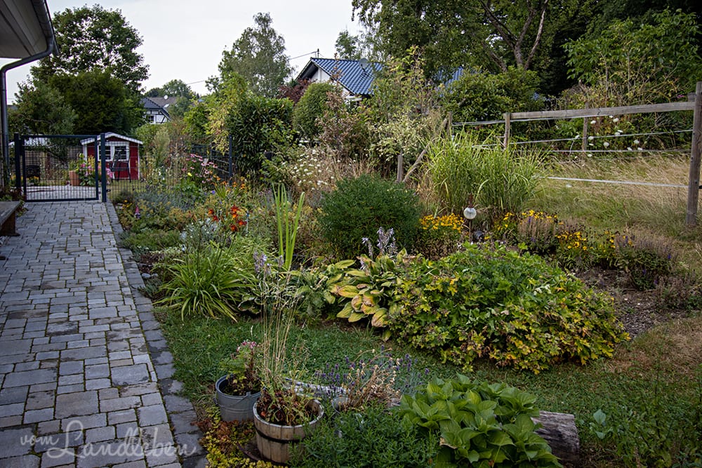 Mittelgarten im August 2020