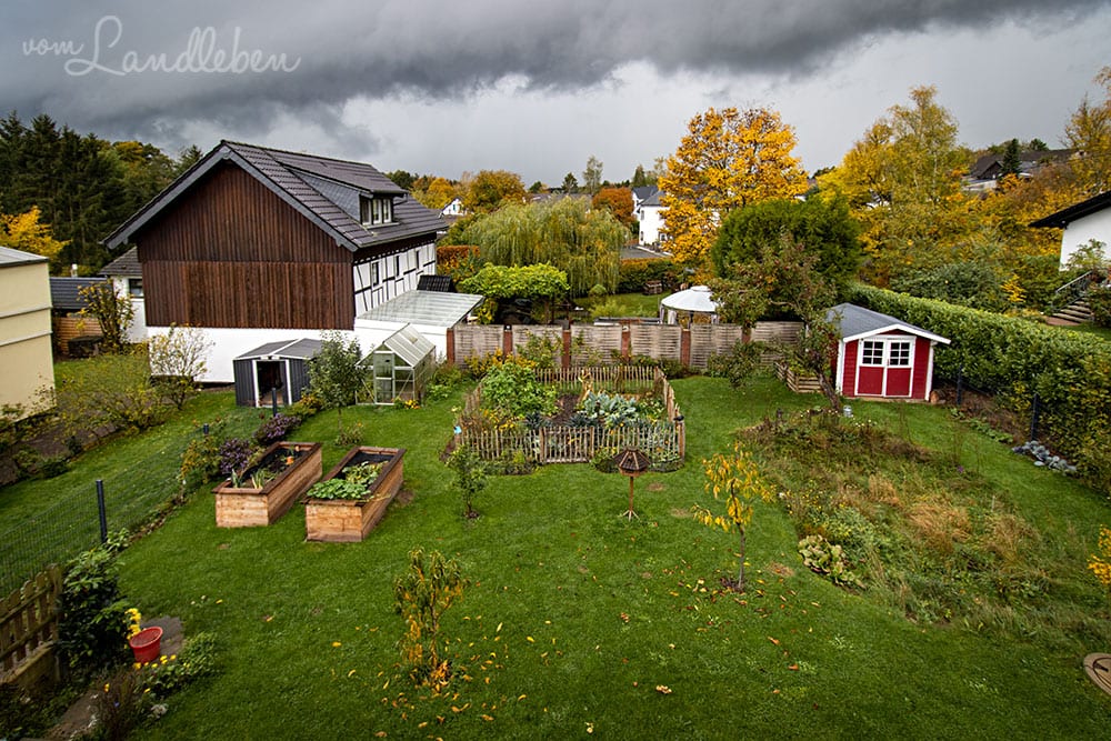 Unser Garten im Oktober 2020