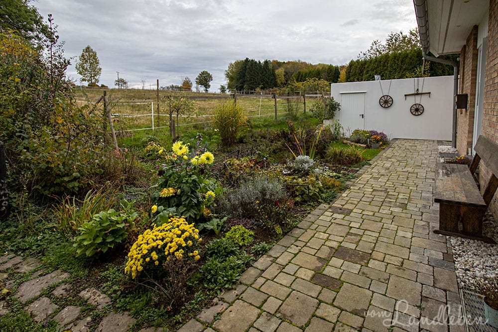 Mittelgarten im Oktober 2020