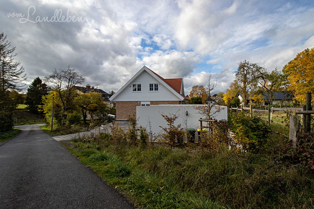 Vorgarten im Oktober 2020