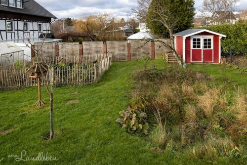 Garten im Dezember 2020