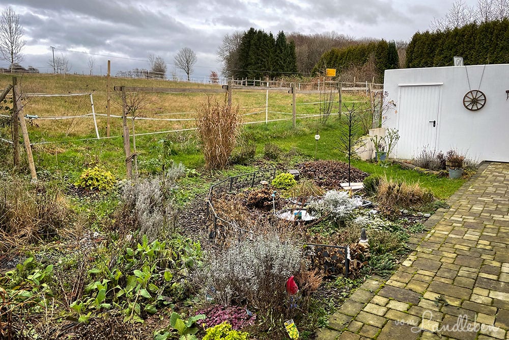 Mittelgarten im Dezember 2020