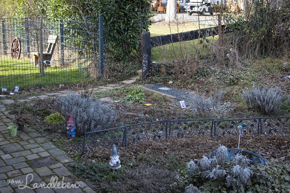 Mittelgarten im Februar 2021