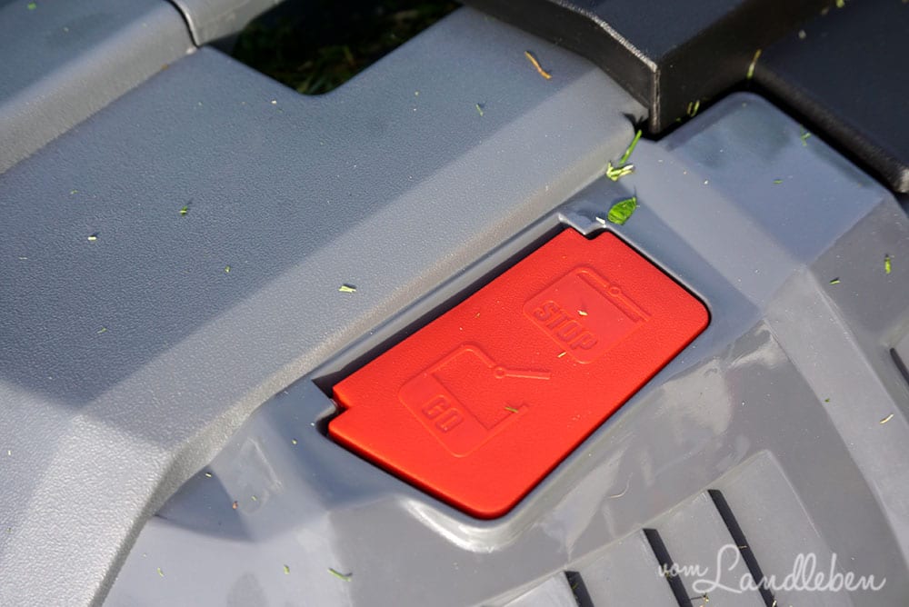 Einhell GE-CM 43 - Füllstandsanzeige Grasfangbehälter