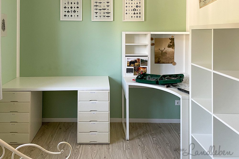 Room-Makeover Werkelzimmer in unserem Danhaus