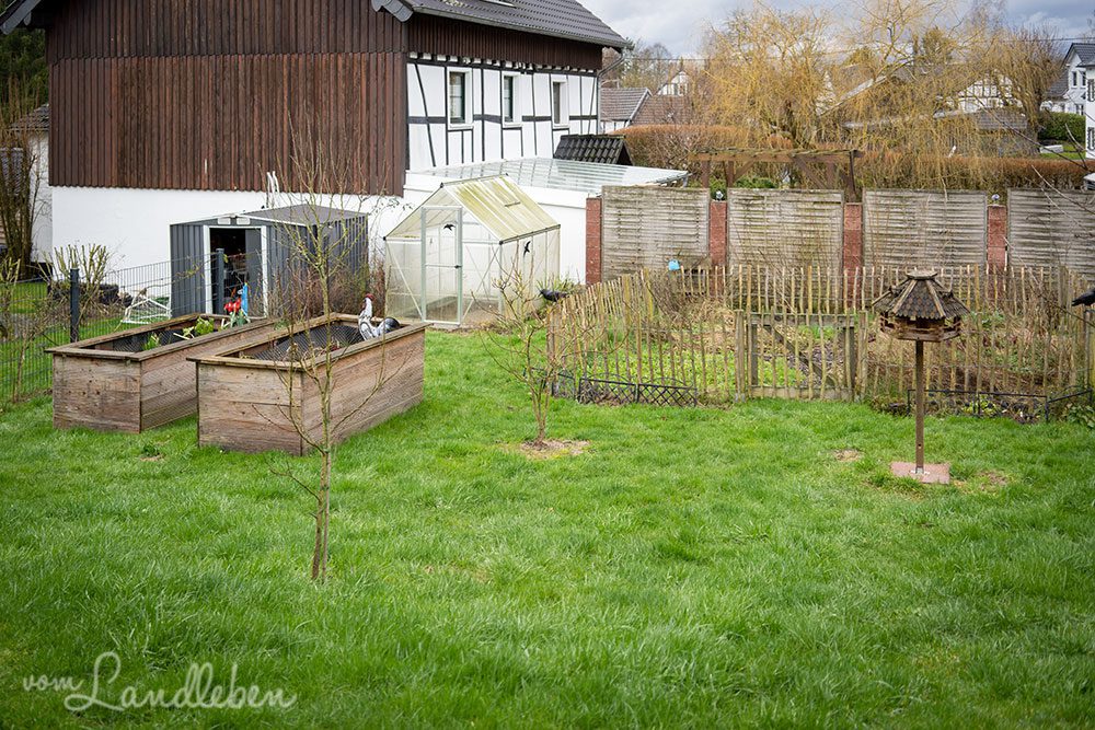 Garten im Februar 2022