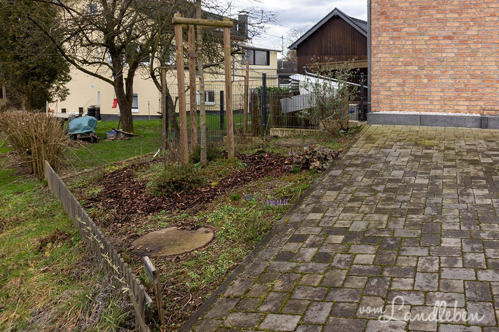 Unser Vorgarten im Februar 2022