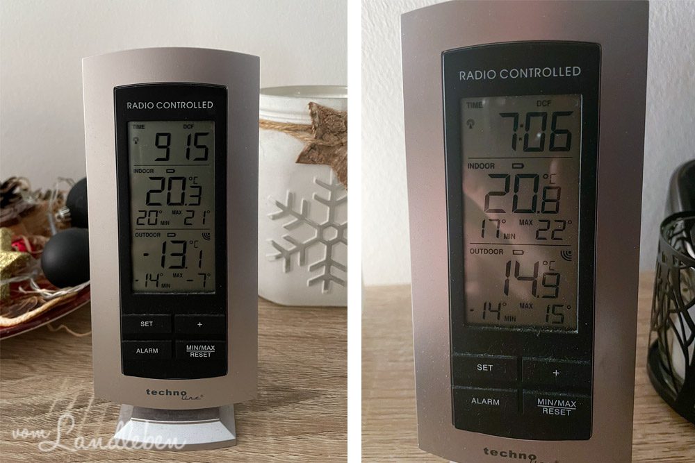 Temperaturschwankungen im Dezember 2022