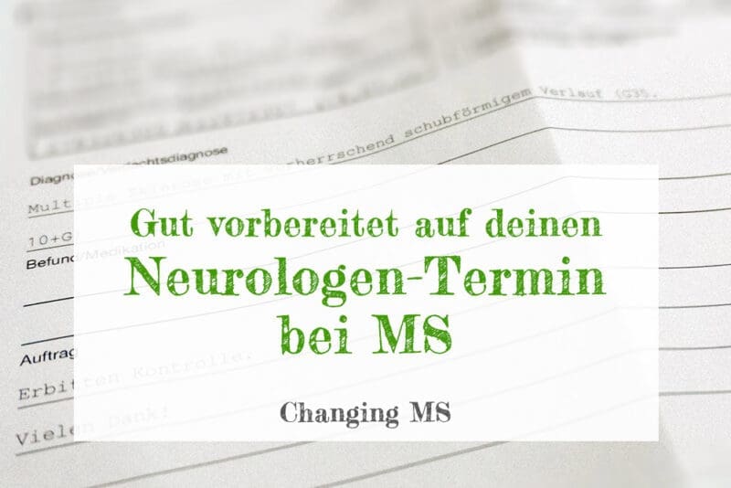 Gut vorbereitet auf deinen Neurologen-Termin bei MS