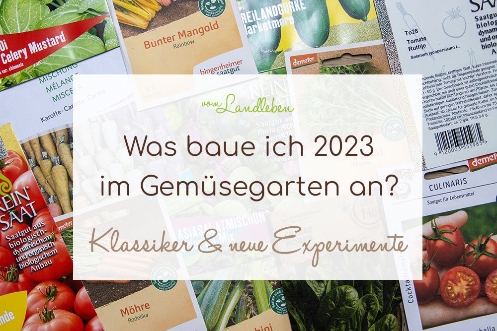 Was baue ich 2023 im Gemüsegarten an?