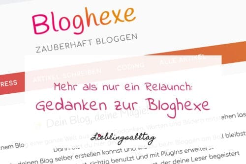 Relaunch der Bloghexe
