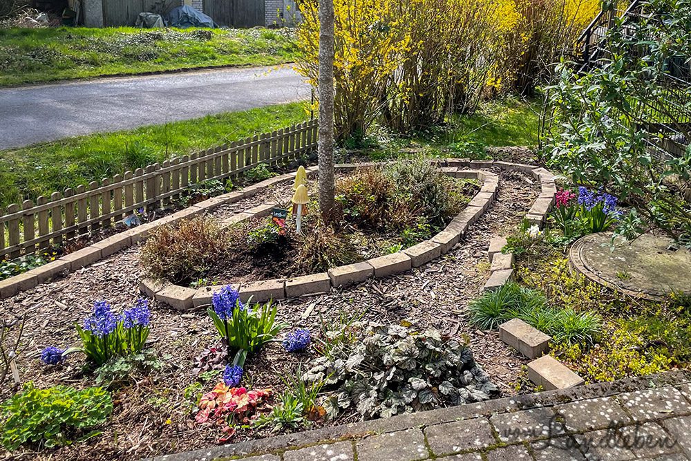 Vorgarten im März 2024