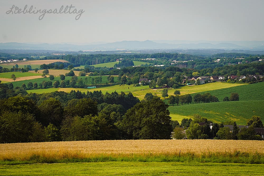 Panoramablick vom Heckberg