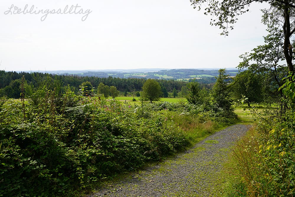 Schöne Aussicht auf dem Heckberg