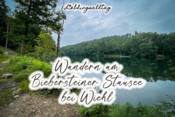 Wandern am Biebersteiner Stausee bei Wiehl