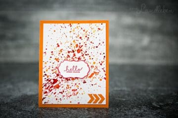 #12xkreativ - Grußkarte mit Aquarell