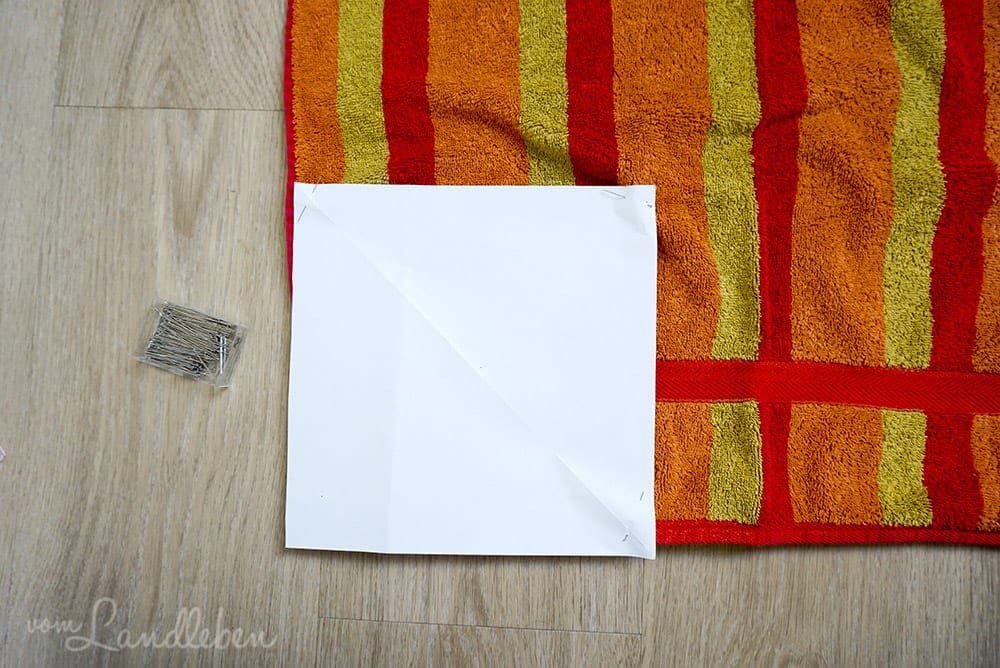 Upcycling: Spültuch aus altem Handtuch nähen
