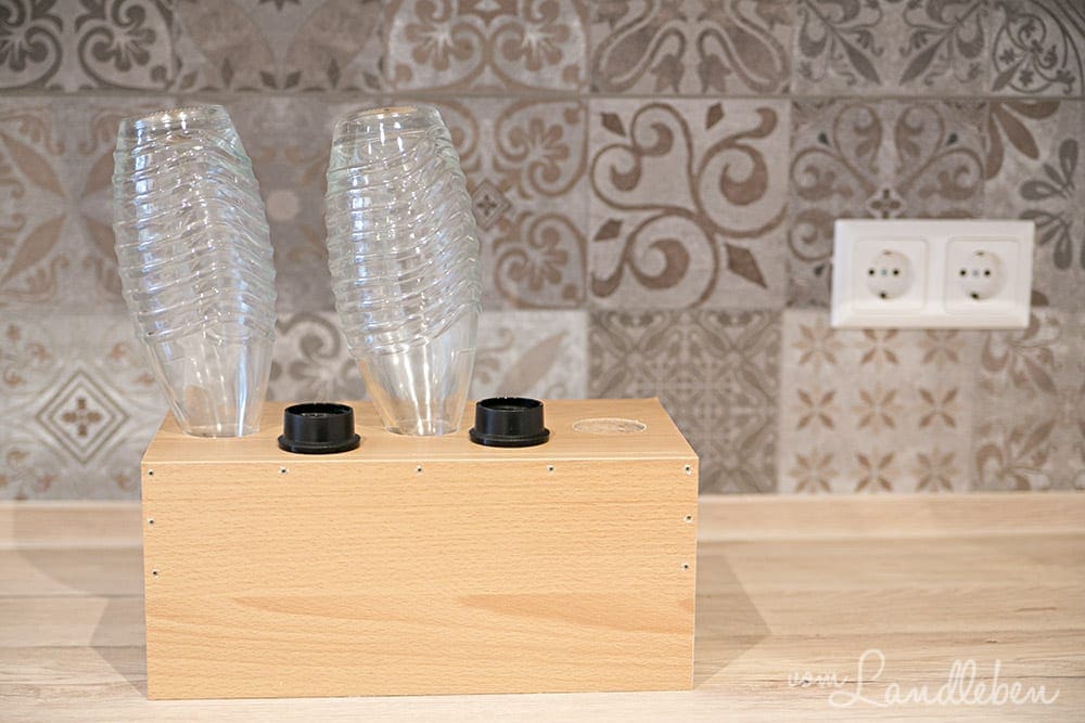 DIY-Flaschenhalter bauen - Anleitung