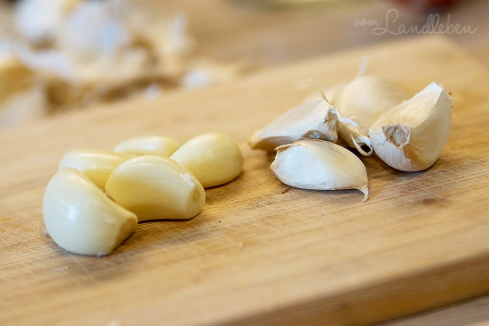 Knoblauchzehen