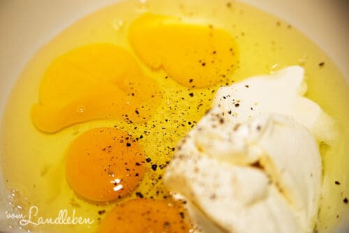 Rezept: Frittata - Käse-Omelett mit Salbei