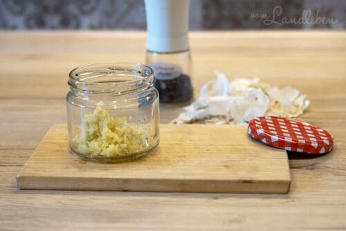 Rezept: selbstgemachtes Knoblauchöl