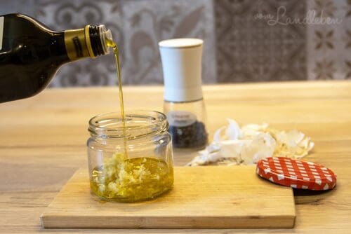 Rezept: selbstgemachtes Knoblauchöl