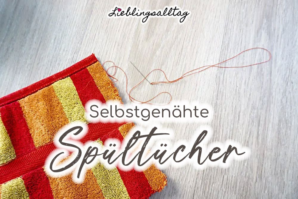 Selbstgenähte Spültücher