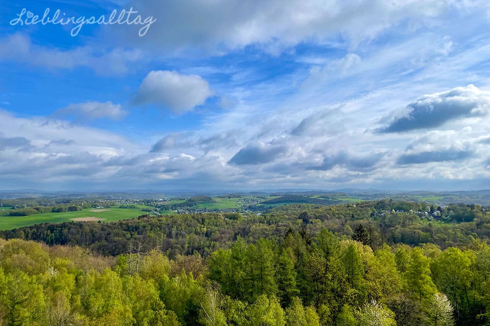 Blick vom Aussichtsturm Nümbrecht