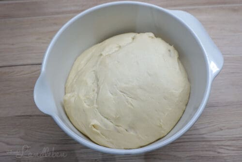 Aufgegangener Hefeteig