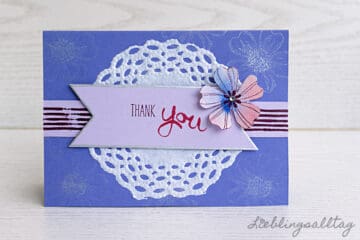 Kartengebastel - Thank you