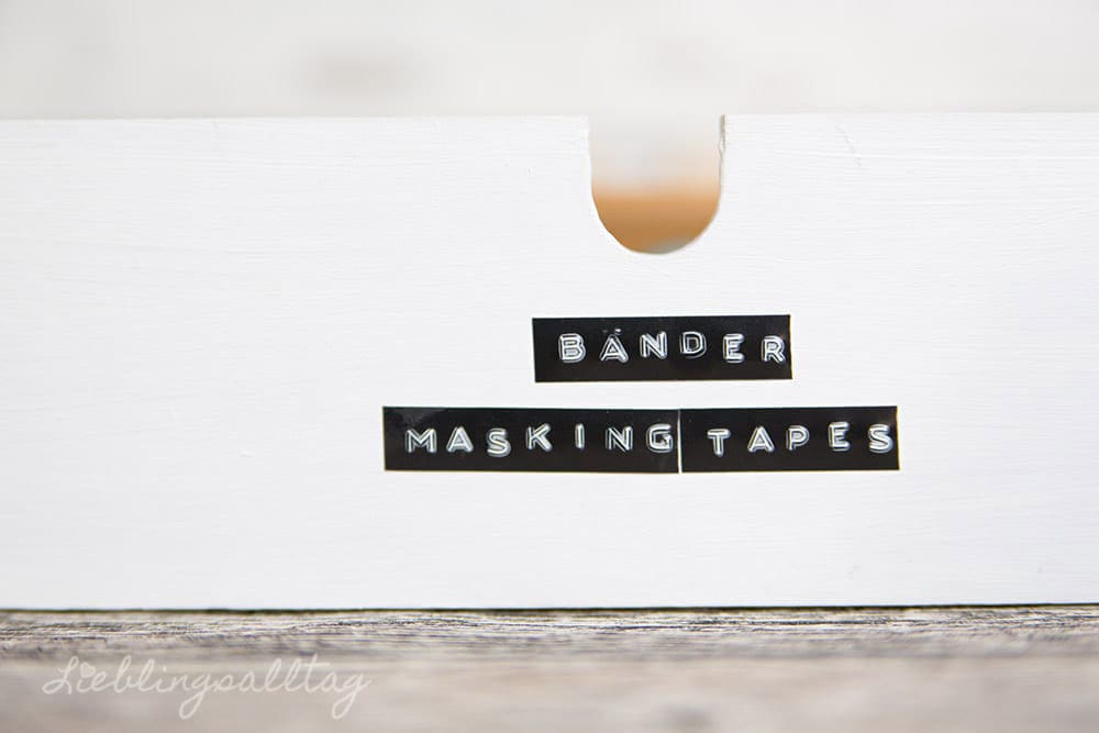 Beschriften mit Dymo-Labels
