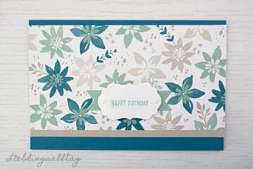 DIY-Geburtstagskarte - Happy Birthday