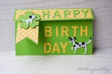 Geburtstagskarte für einen Hundefreund